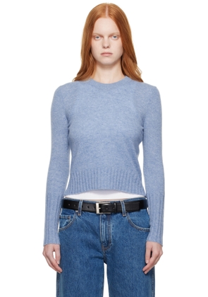 Guest in Residence Blue Shrunken Crew Sweater
