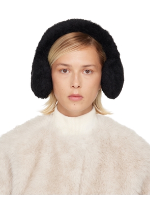 Max Mara Black Muffy1 Ear Muffs
