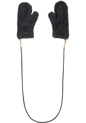 Max Mara Gray Ombrat03 Mitts