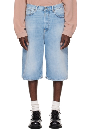 Acne Studios Blue Loose-Fit Denim Shorts
