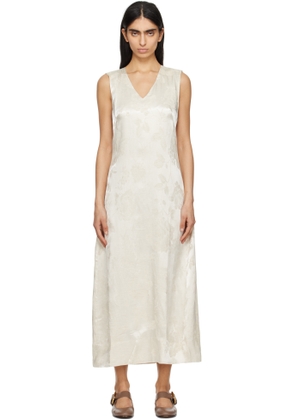 Holzweiler Off-White Luka Jacquard Maxi Dress