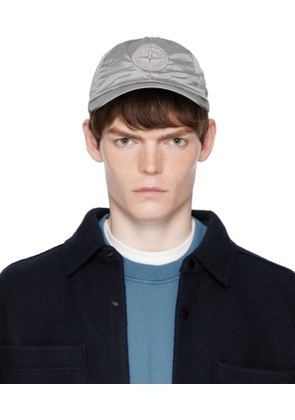 Stone Island Gray 9100011 Nylon Metal ECONYL Cap
