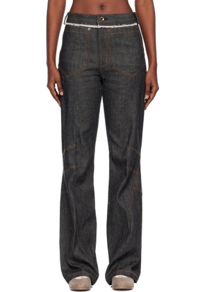 Kiko Kostadinov Indigo K Straight Leg Jeans