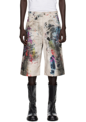 Acne Studios Gray Trompe L'oeil Shorts