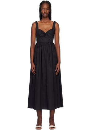 Matteau Black Bralette Midi Dress