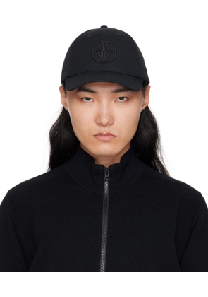Stone Island Black 910013 Cotton Reps Cap