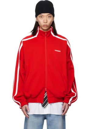 VETEMENTS Red Gym Track Jacket