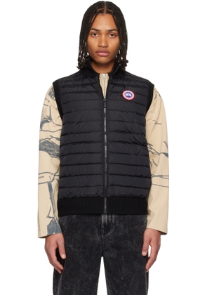 Canada Goose Black HyBridge Knit Down Vest
