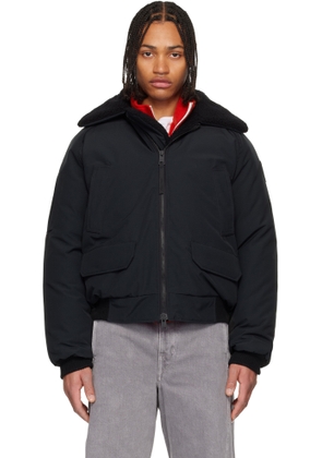 Canada Goose Black Chilliwack Aviator Bomber Down Jacket