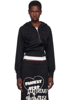 VAQUERA Black Twisted Hoodie