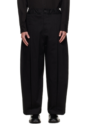 SAGE NATION Black Box Pleat Trousers