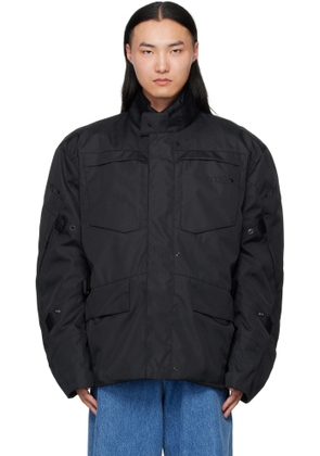 VETEMENTS Black Biker Parka Coat & Jackets Set