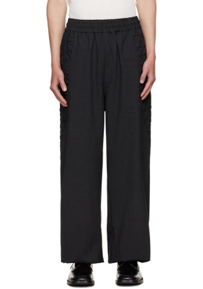 SAGE NATION Gray Fossil Trousers