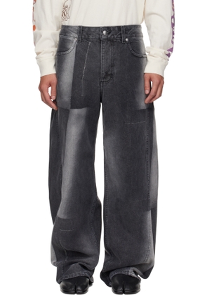 Eckhaus Latta Gray Bend Jeans