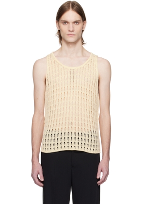 CMMN SWDN Off-White Davit Tank Top