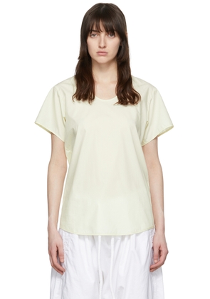 LEMAIRE Yellow Cotton T-Shirt