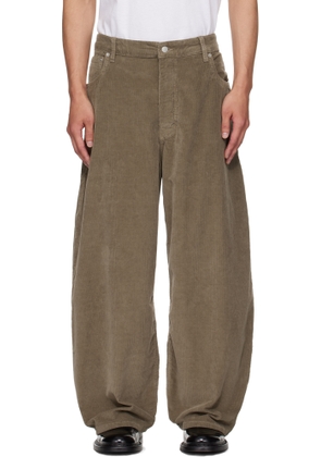 Studio Nicholson Taupe Paulo Trousers