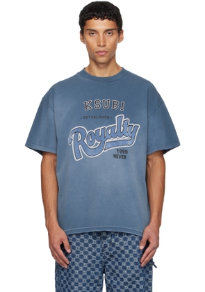 Ksubi Blue Champions Ekcess Short Sleeve T-shirt