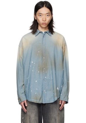 Acne Studios Blue Button-Up Shirt