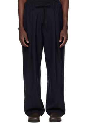Studio Nicholson Navy Noam Trousers