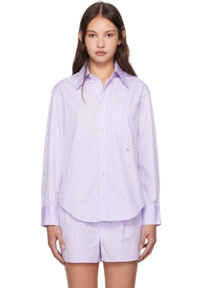 HommeGirls Purple 70's Pocket Shirt