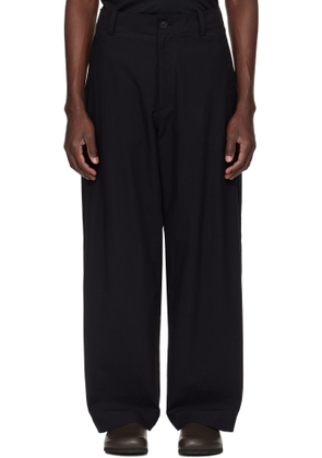 Studio Nicholson Black Mura Trousers