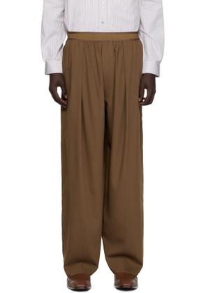 Acne Studios Brown Wool Trousers