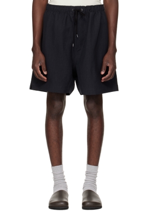 Studio Nicholson Navy Starboard Shorts