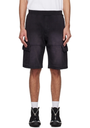 1017 ALYX 9SM Black Garment Dye Cargo Shorts