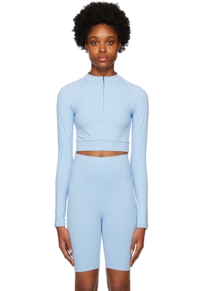Norba SSENSE Exclusive Blue Zip Sport Top