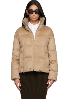 Max Mara Tan Diego Reversible Down Jacket