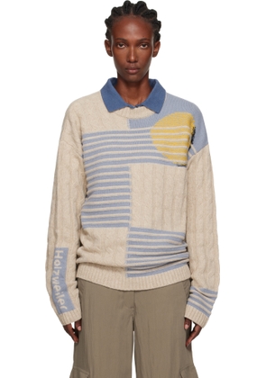 Holzweiler Gray Retro Sun Sweater