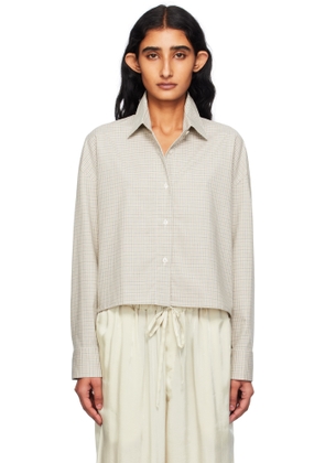 Cordera Beige Checked Classic Shirt