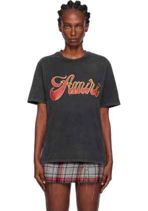 AMIRI Black 'AMIRI' Groovy T-shirt