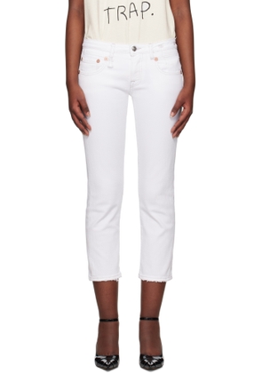 R13 White Boy Straight Jeans