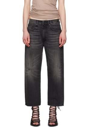 R13 Black X-Boyfriend Jeans