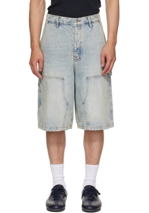 Ksubi Blue Operator Shorts