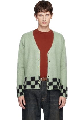 Second/Layer Green Chevy Cardigan