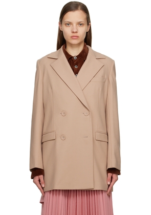 ANNA QUAN Tan Alessandra Blazer