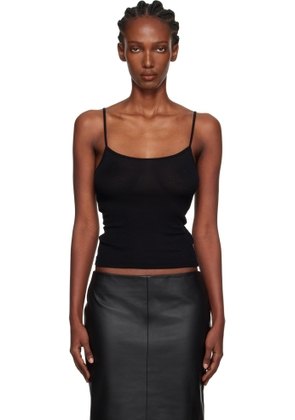 St. Agni Black Wool Baby Camisole