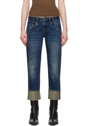 R13 Blue Boy Straight Jeans