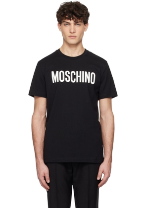 Moschino Black 'Moschino' Institutional T-shirt