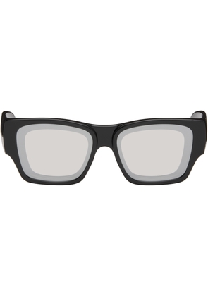LOEWE Black Paula's Ibiza Goggle Rectangle Sunglasses