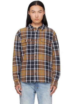 Ksubi Yellow & Blue Rosebowl LS Shirt