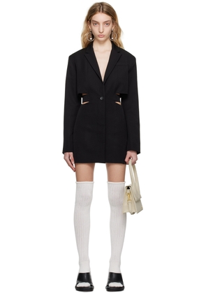 JACQUEMUS Black Le Papier 'La Robe Bari' Minidress