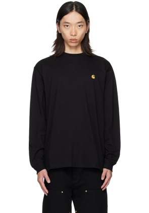 Carhartt Work In Progress Black Chase Long Sleeve T-shirt