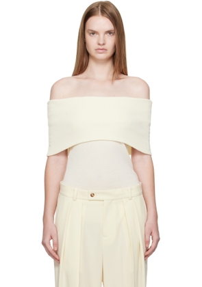 La Collection Off-White Scarlet Top
