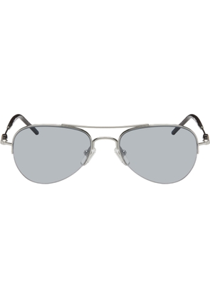 BONNIE CLYDE Silver & Black Autobio Sunglasses