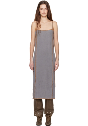 Baserange Gray Shok Midi Dress