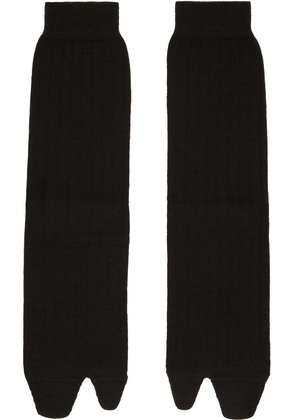 Maison Margiela Brown Bootleg Tabi Socks